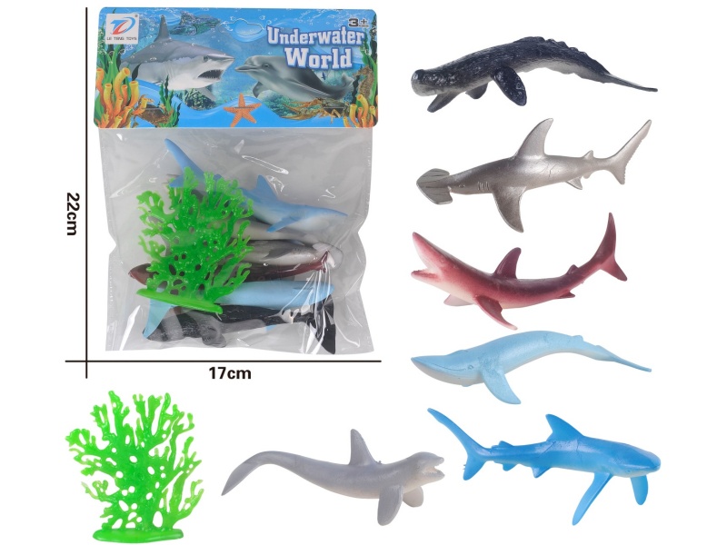 Pvc Simulates Ocean 7Pcs