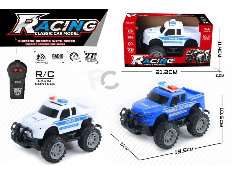 2-Channel Remote Control Off-Road Pickup Police Car(Not Included Batteries)