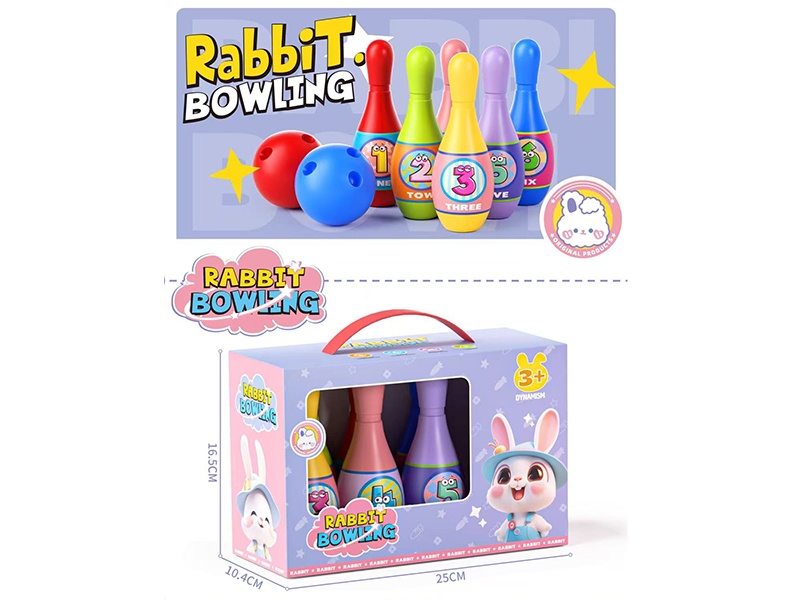 Rabbit Bowling Toy
