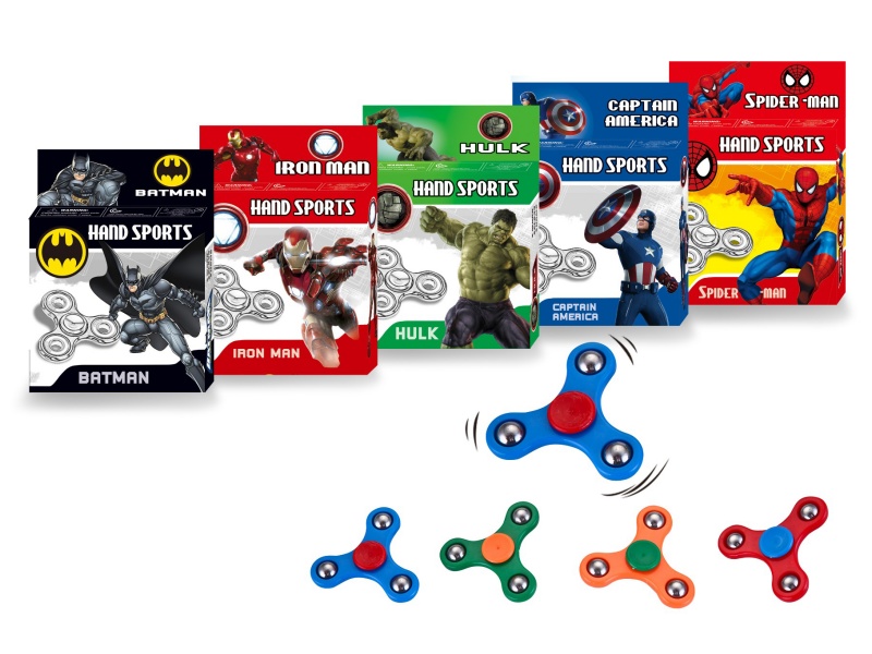 Three Pages Round 12 Cm Finger Gyro