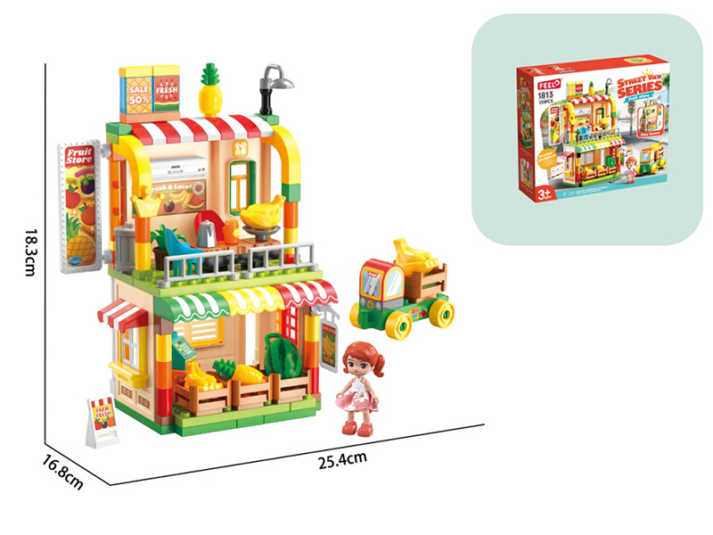 Fruit Store Building Blocks 133pcs