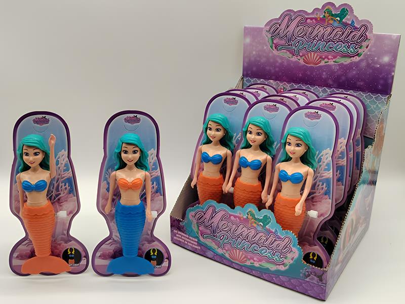 Wind Up Wag Tail Mermaid(Glow In The Dark, 7 Inch)12PCS
