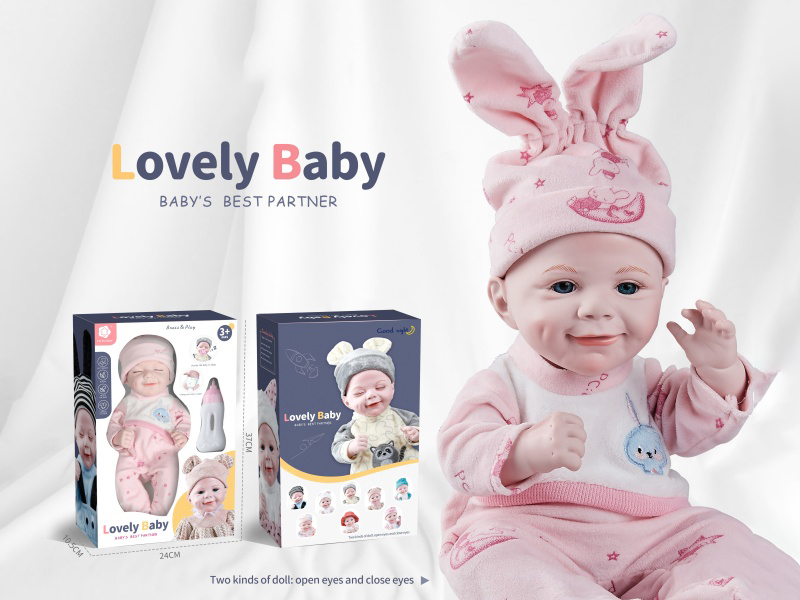 Bionic Newborn Doll - Mi 'Er In Two Forms, The Open-Eye Style And The Closed-Eye Style, Mixed