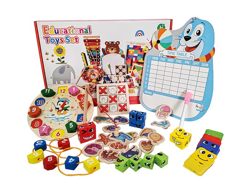 Wooden Educational Toys Set 5pcs