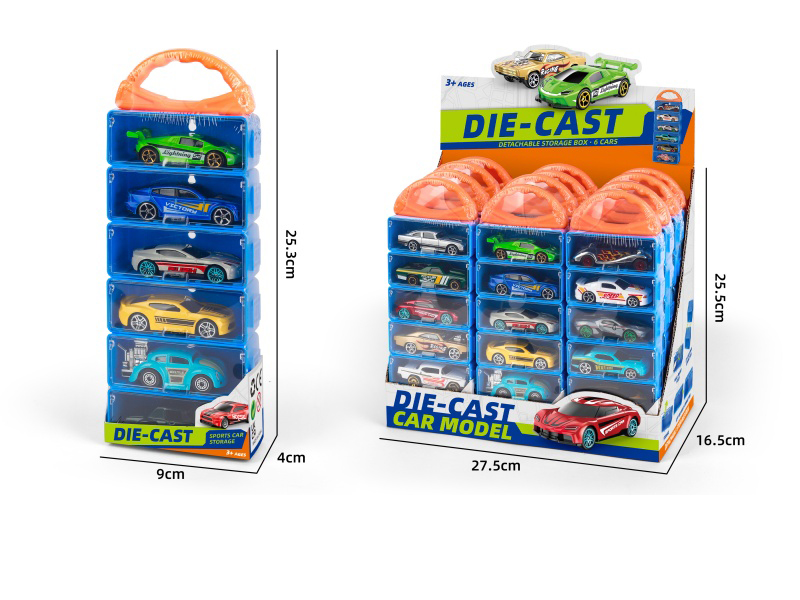 1:64 Sliding Alloy Bike (3 Models Mixed)