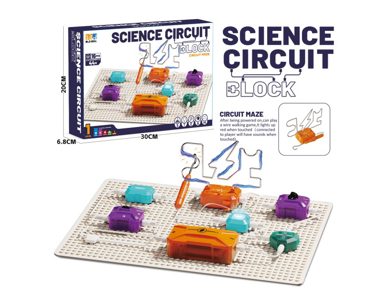 Circuit Building Blocks: Electric Touch Maze + Indicator Lights