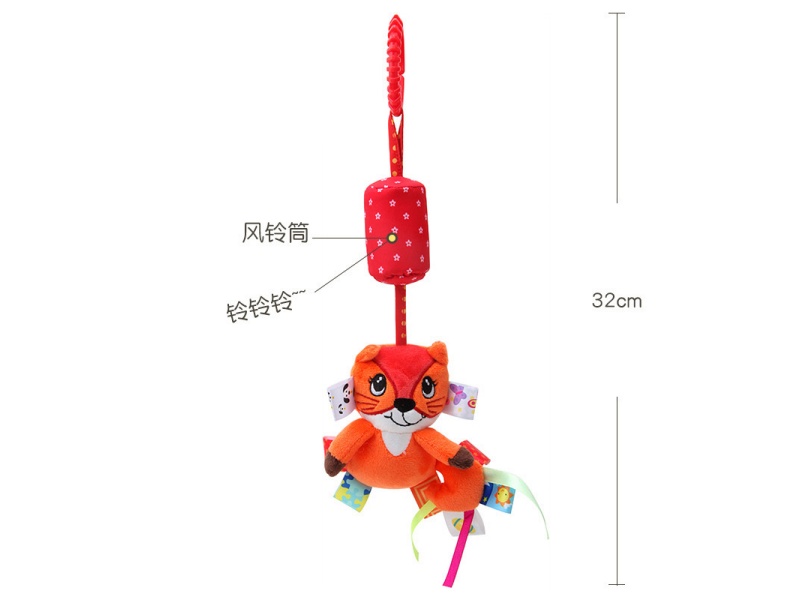 Fox Baby Soothing Wind Chime Plush Pendant