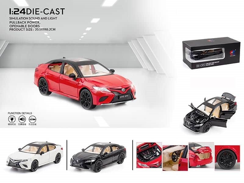 1:24 Toyota Camry Alloy Car Model
