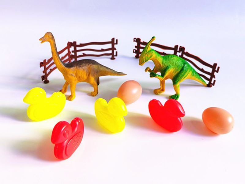 2 Ancient Dinosaurs, 4 Ducks, 2 Eggs, 4 Pieces Of Fence