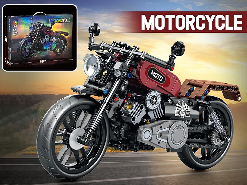 Chinchilla Motorcycle Building Blocks 469PCS