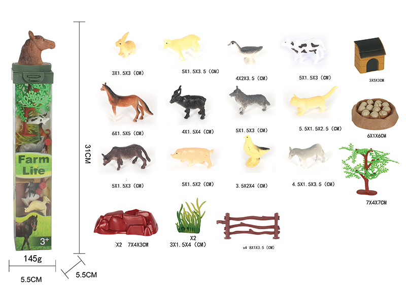 Farm Animal Set 23pcs