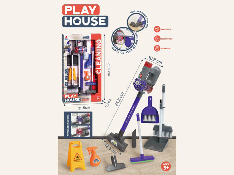 Cleaning Kit Simulation Vacuum Cleaner [Capable Of Suction