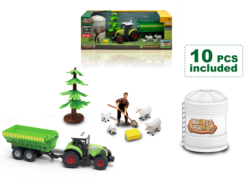 Farm Animal Scene Set 10pcs