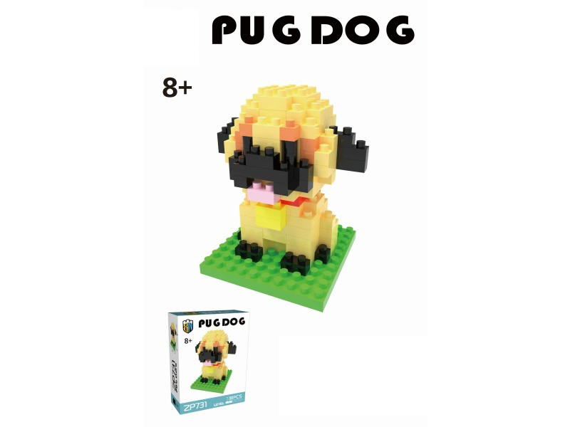 Pekingese Building Blocks Dog Series 138 PCS