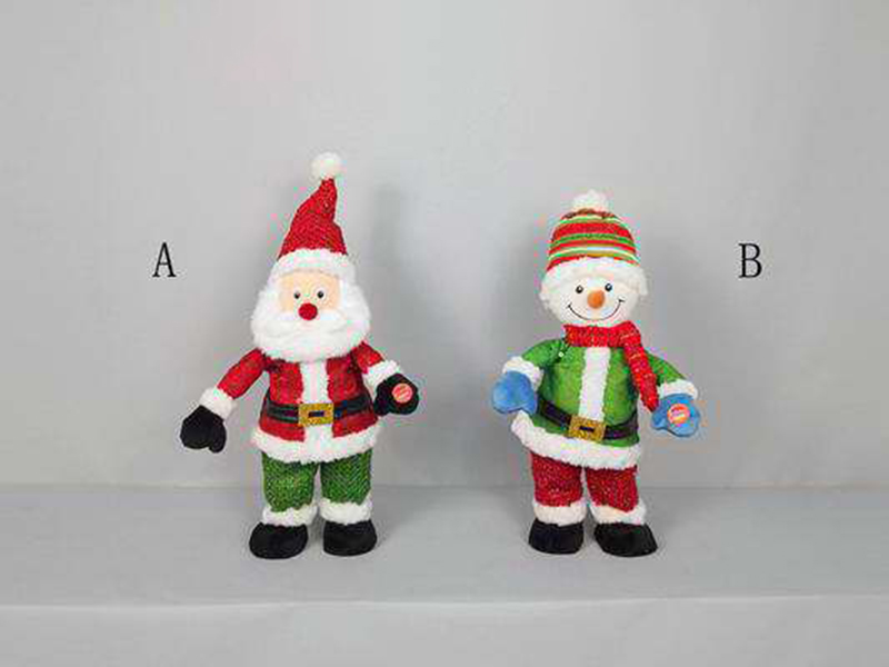 Singing And Shaking Santa/Snowman