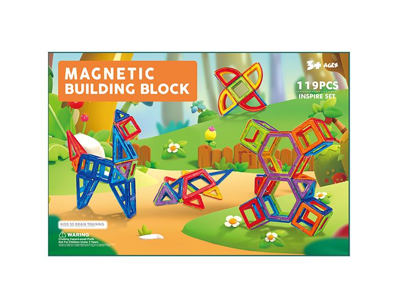 Magnetic Building Blocks 119pcs