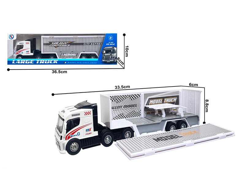 1:43 Friction Alloy City Container Car