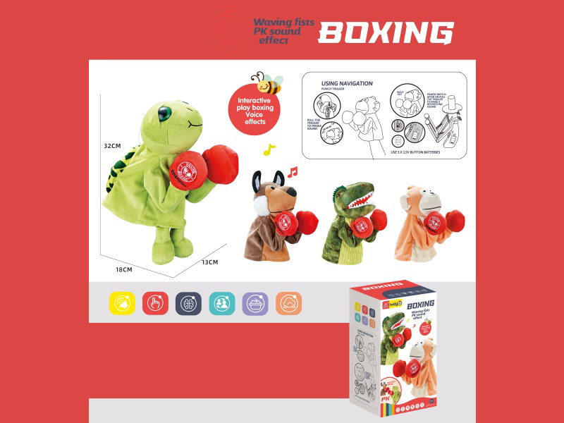 Plush Ninja Turtle Boxing Doll