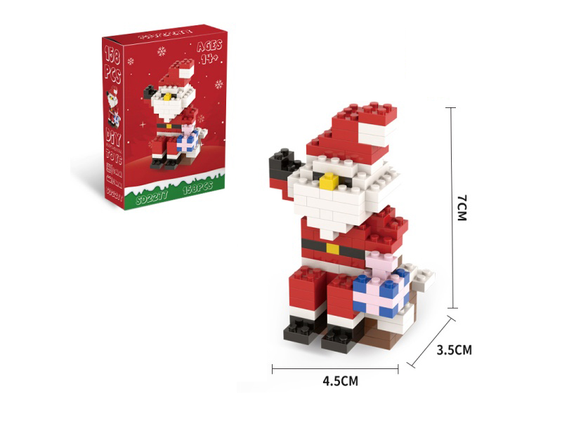 Christmas Series - 158 PCS Of Santa Claus Building Blocks