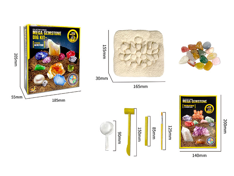 Mega Gemstone Archaeological Dig Set