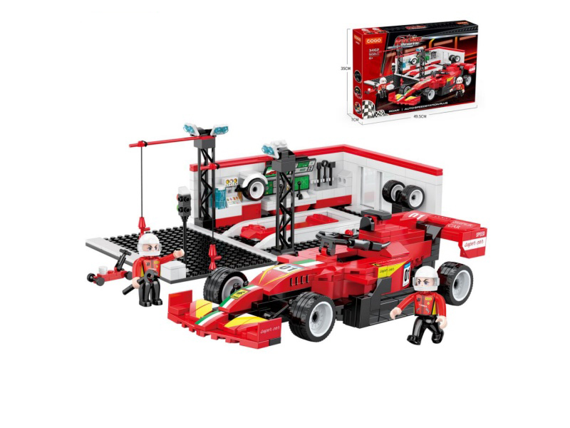 Puzzle Building Blocks/Small Particles/Racing Series/Repair Track 502Pcs