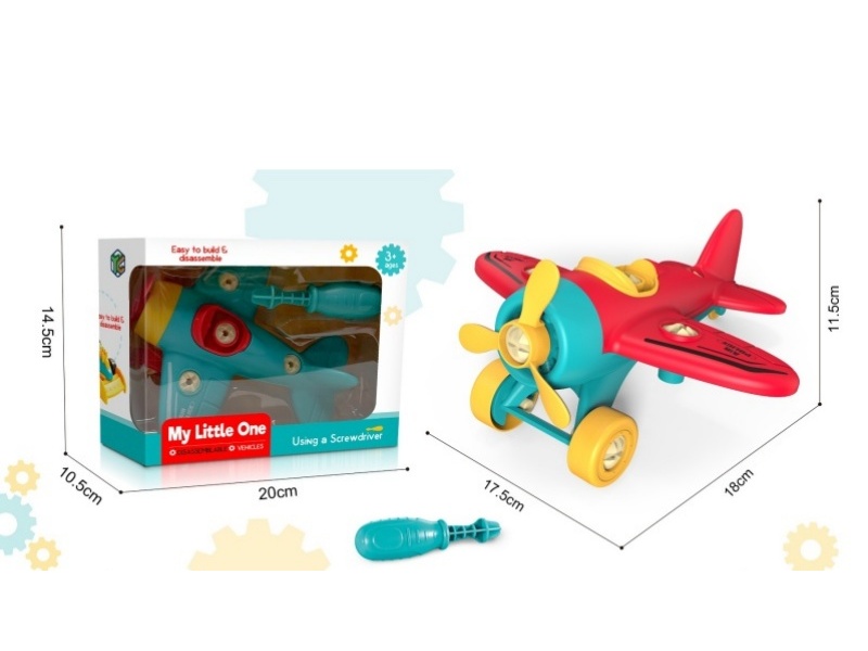 Diy Puzzle Assembly Combat Aircraft