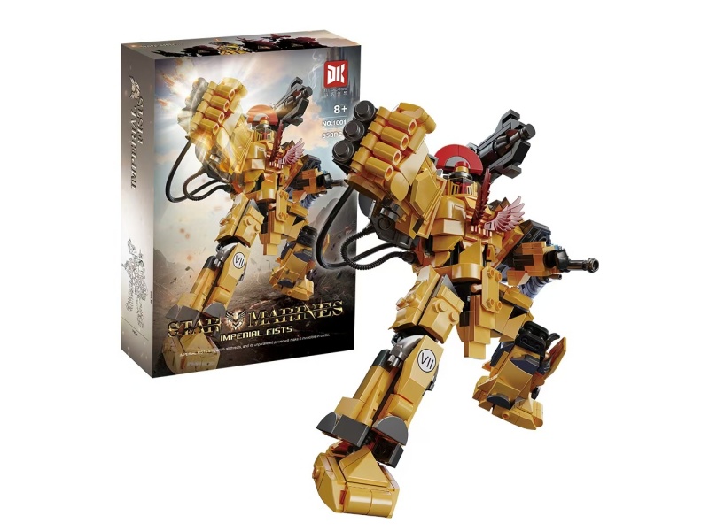 Empire Fist - Yellow Building Block Puzzle Assembly Toys 658 Pieces +