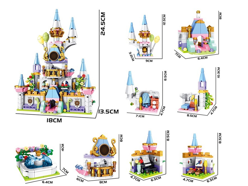 DIY Building Blocks - Fairyland Castle