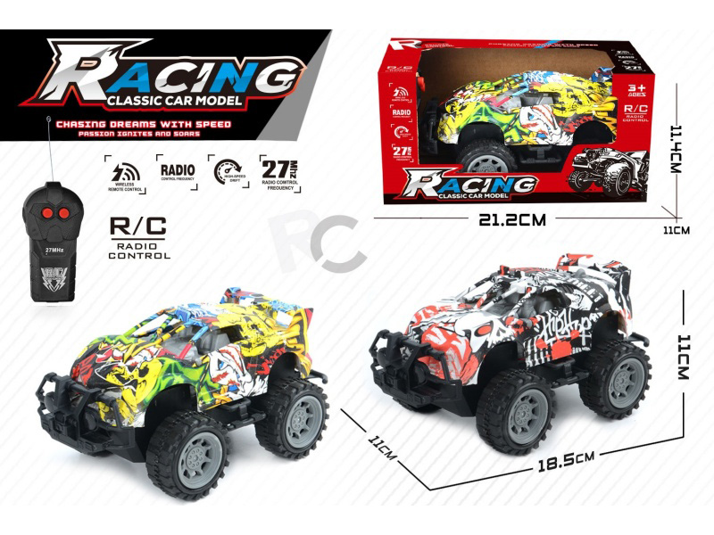 2-Channel Remote Control Graffiti Off-Road Sports Car(Not Included Batteries)