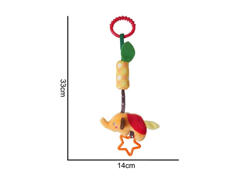 Plush Wind Chime And Colorful Image Pendant