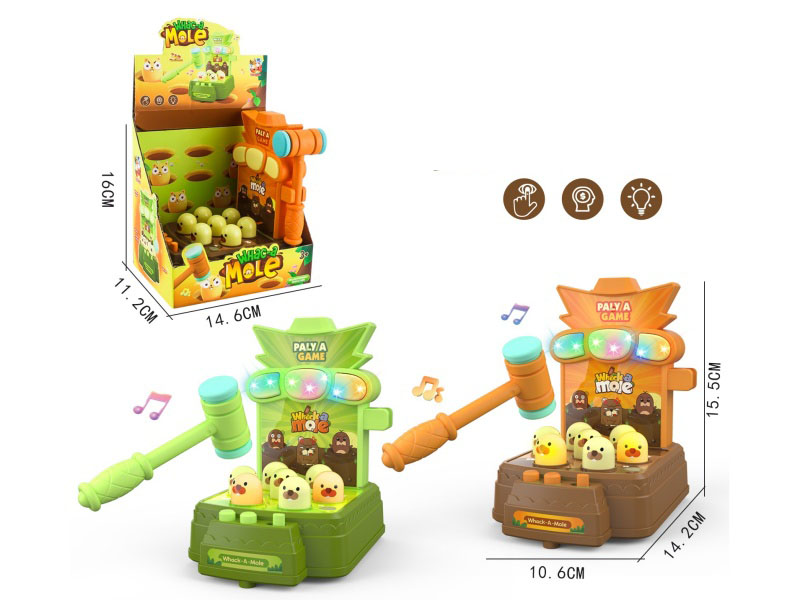 Light And Music Whack-A-Mole Game Console