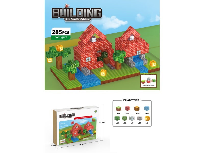 Building Blocks: 285 Pieces Forest Theme
