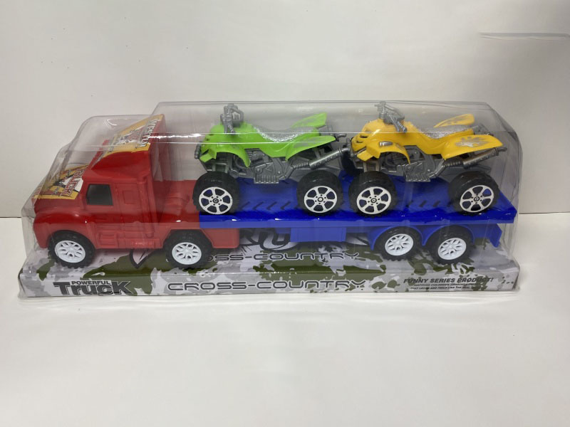 Two Inertial Flatbed Towing Motorcycles