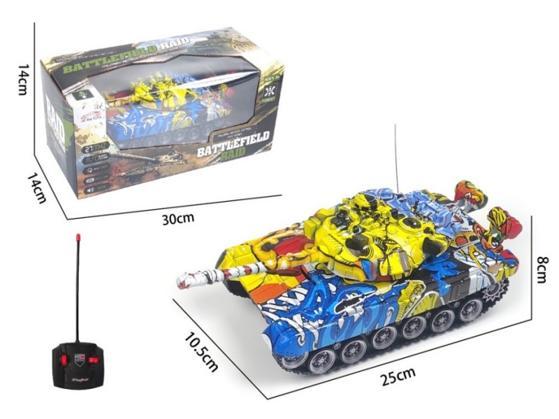 4-Channel  Tank Graffiti With Light And  Music