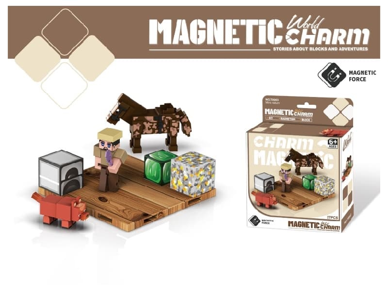 Magnetic Building Blocks-Mine return