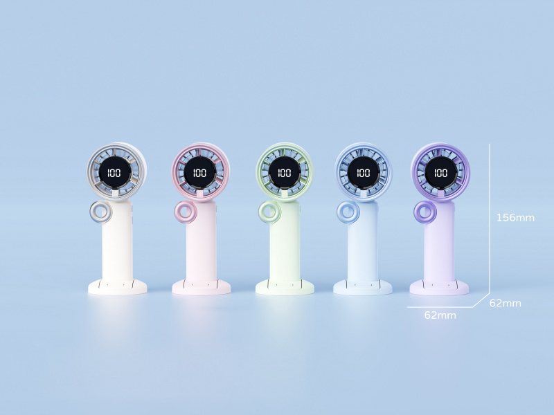 Handheld Fan With Digital Display, Base
