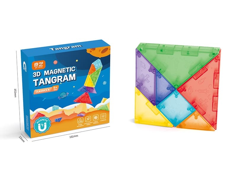 3D Magnetic Tangram
