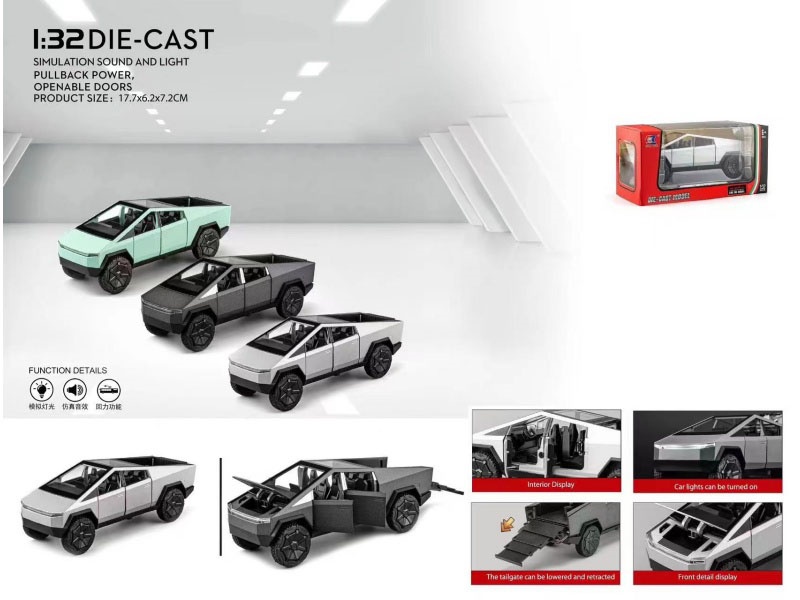 1:32 Tesla Pickup Truck