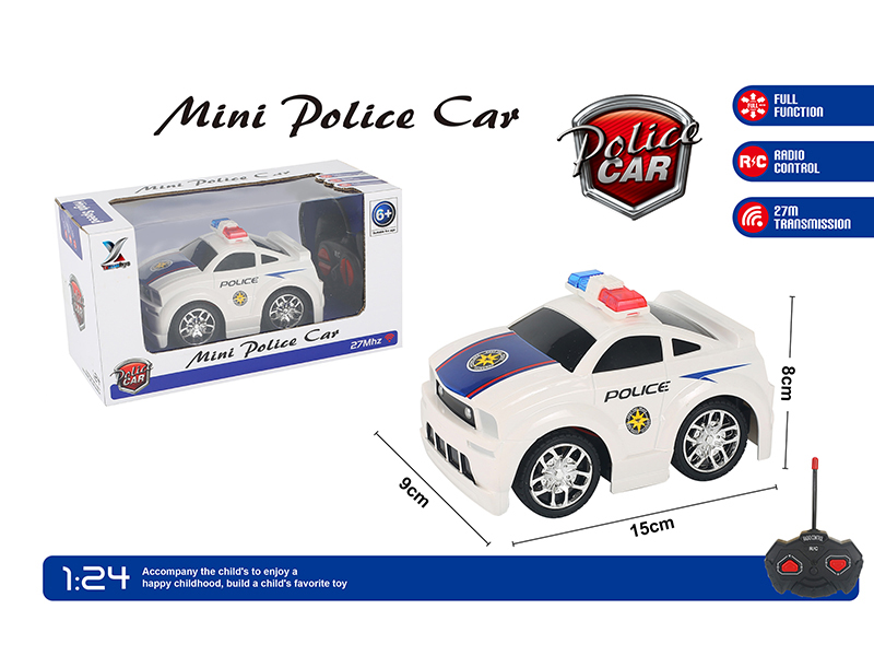 2-Channel Remote Control Q Version Police Car