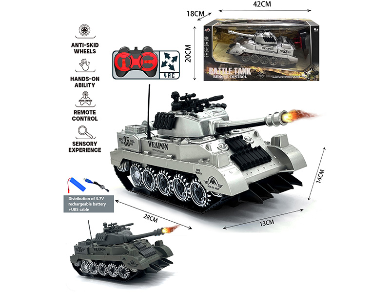 4CH Remote Control Military Tank