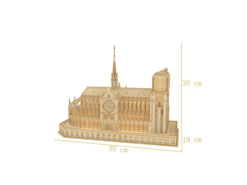 Puzzles Of Notre-Dame De Paris 266 Pieces