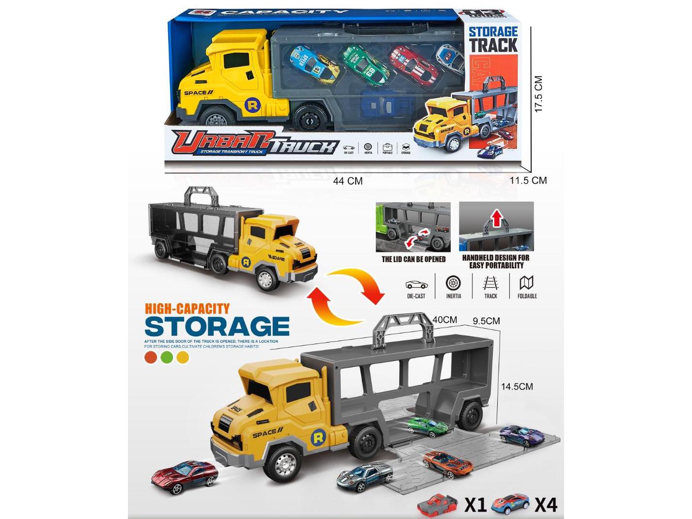 American Long-Head Inertial Container Storage Vehicle +4 Metal Vehicles +1 Catapult