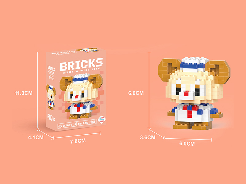 Mini Duffy The Disney Bear Building Blocks 181PCS