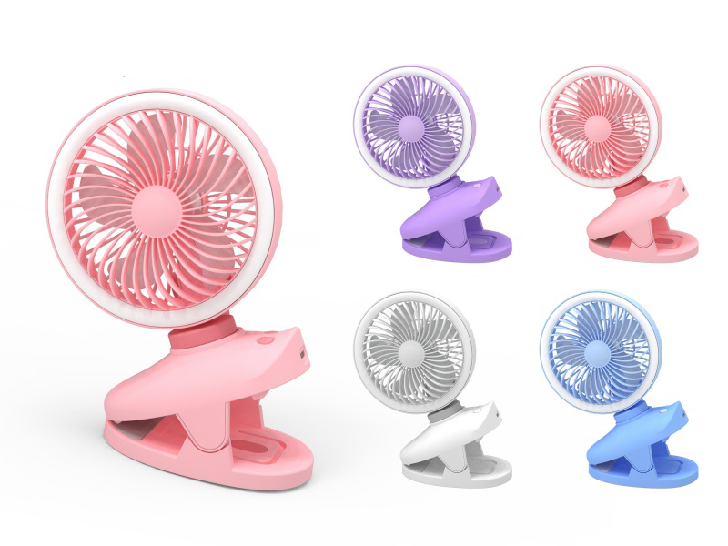 Usb Charging Clip Oscillating Desktop Small Fan