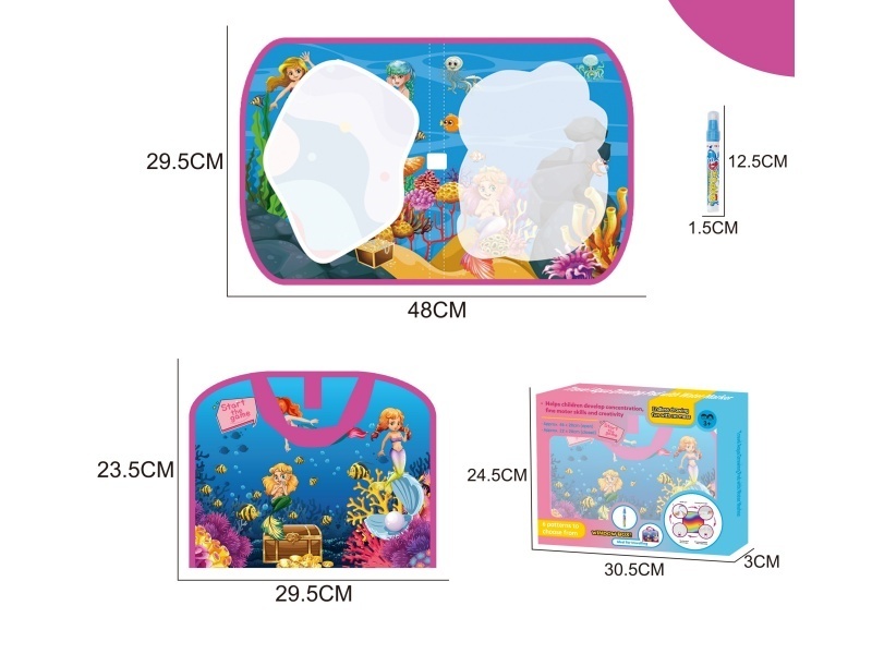 Mermaid Style In The Water Picture Book