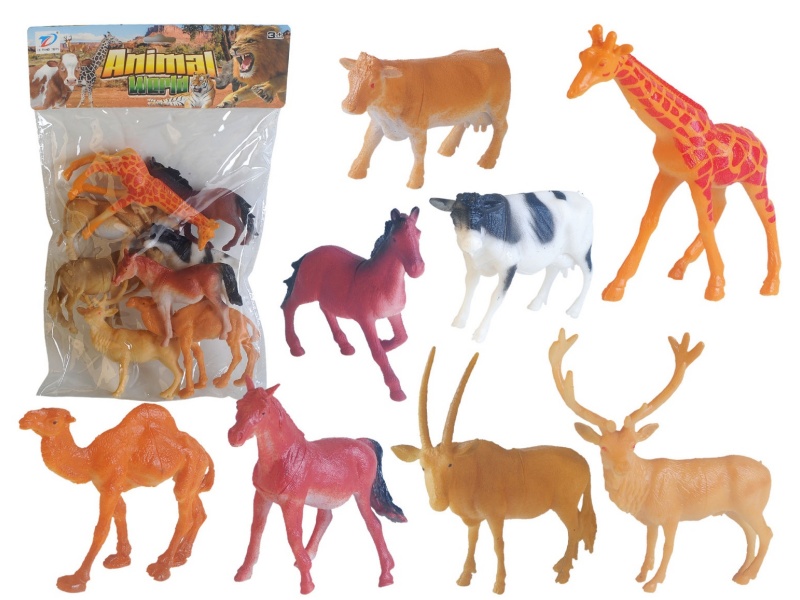 Pvc Simulation Animal 8Pcs