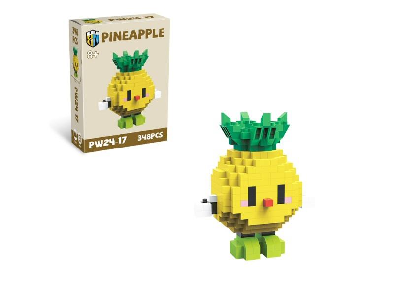 Fruit Series - 348 PCS Of Pineapple Building Blocks