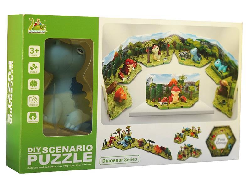 DIY Scenario Puzzle-Tyrannosaurus