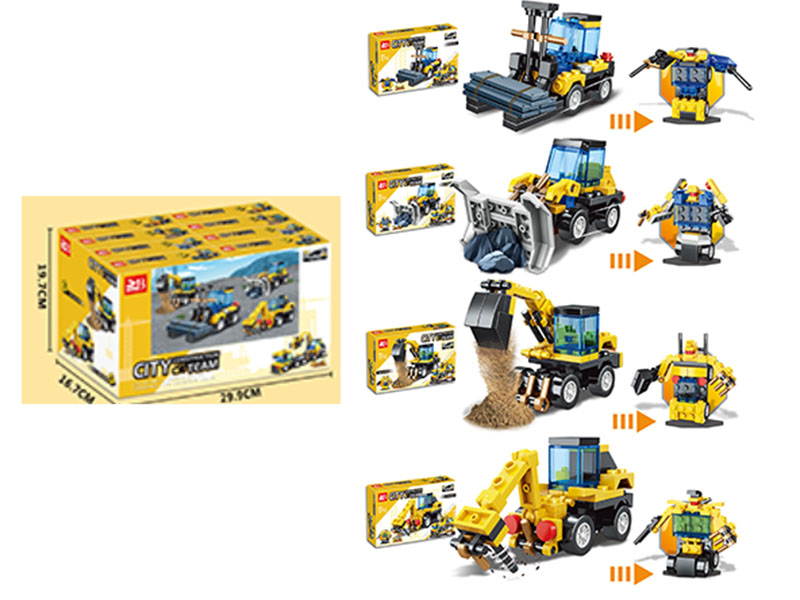 Building Blocks: 4 Models Of Engineering Spring-Loaded Cars