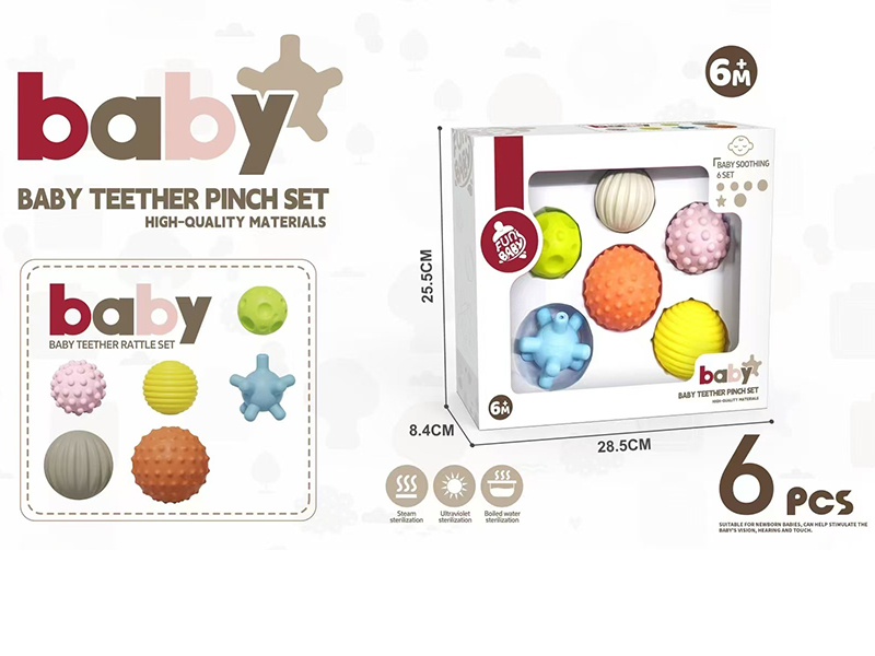 Baby Vinyl Balls 6pcs